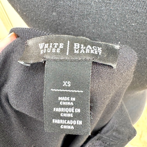 White House Black Market, Black, Lace, Beaded, Sweater, Size XS - Picture 3 of 3